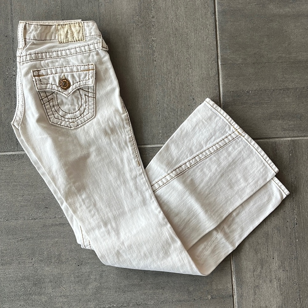 True Religion Joey Big T Twisted Seam Low Rise Jean - 25